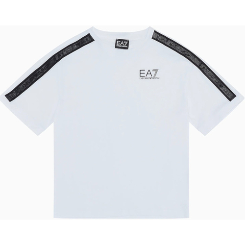 Kleidung Jungen T-Shirts Emporio Armani EA7 3DBT56-BJ02Z Weiss
