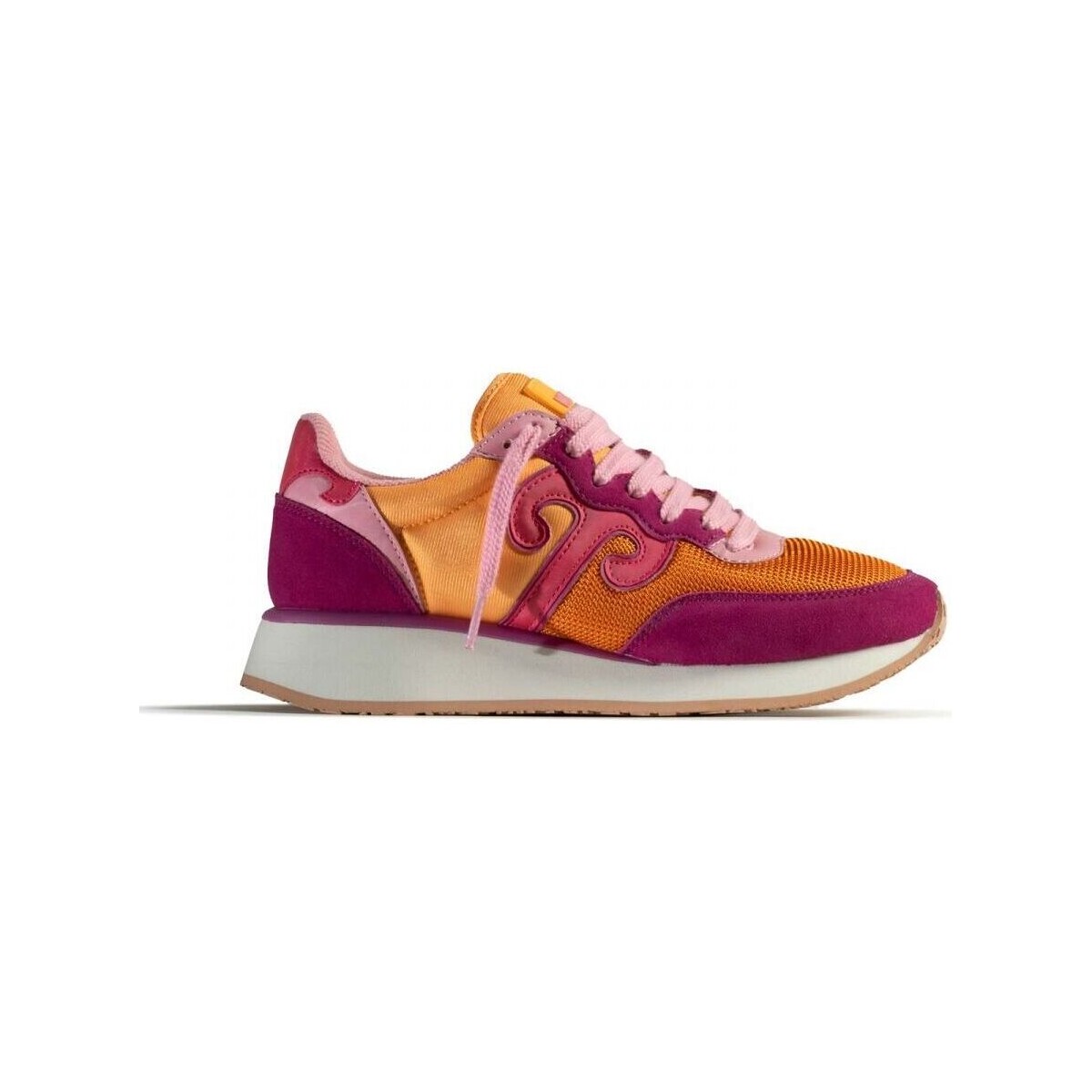 Schuhe Damen Sneaker Wushu Ruyi MASTER SPORT MS312-RUBINO/ORANGE/ROSE Rot