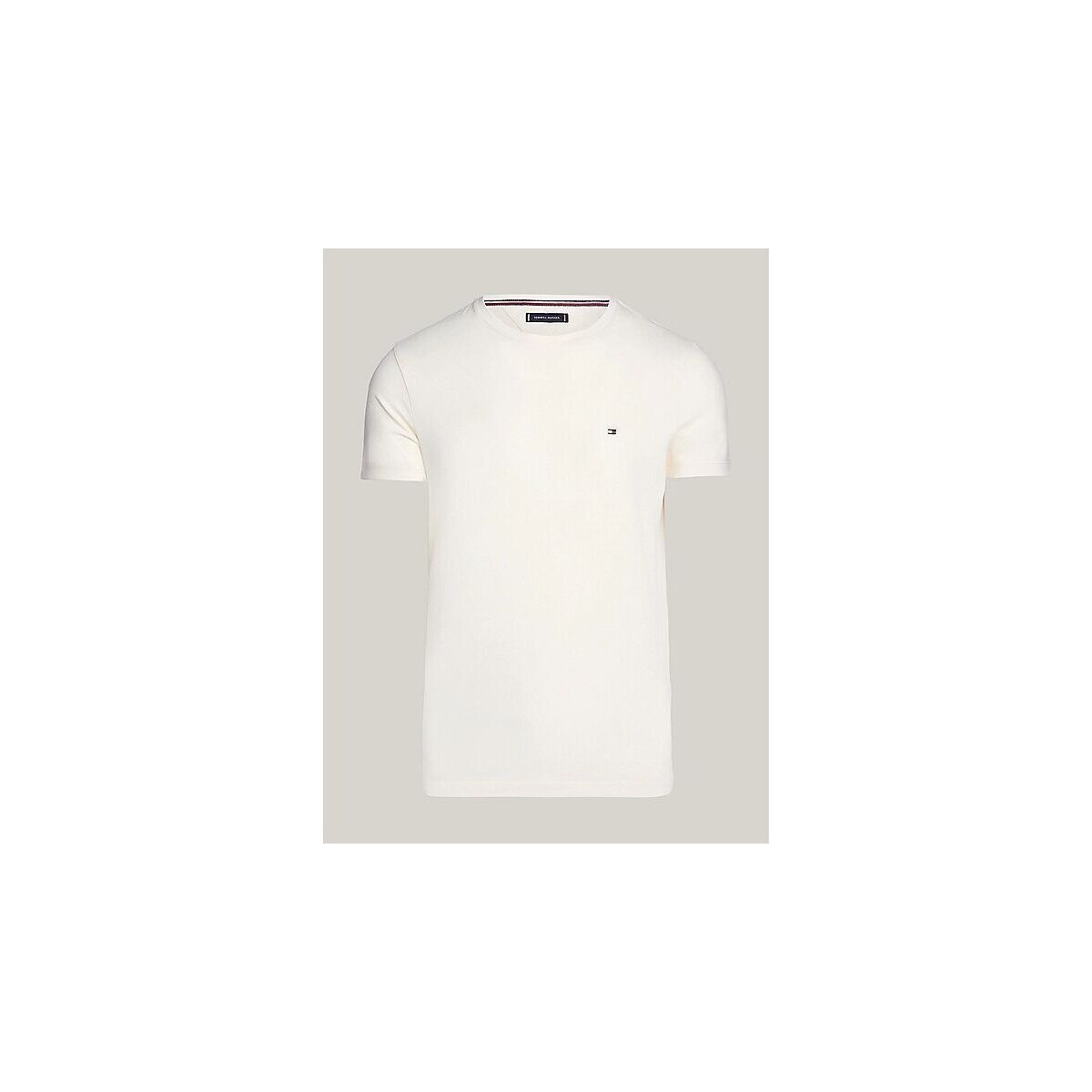 Kleidung Herren T-Shirts & Poloshirts Tommy Hilfiger MW0MW10800 - STRETCH SLIM FIT-AEF CALICO Beige