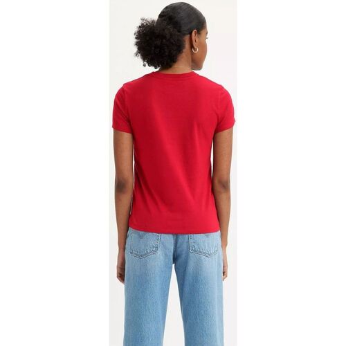 Levi's 39185 0303 - PERFECT TEE-CRIPT RED Rot