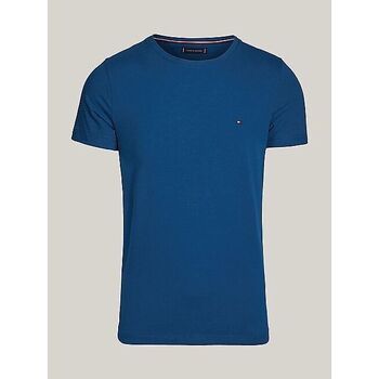 Kleidung Herren T-Shirts & Poloshirts Tommy Hilfiger MW0MW10800 - STRETCH SLIM FIT-CHJ ANCHOR BLUE Blau