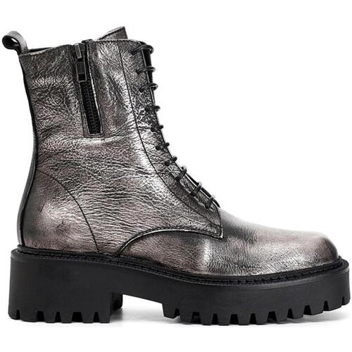 Schuhe Damen Low Boots Café Noir CAF-RRR-FC7310-L001 Silbern