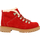 Schuhe Damen Boots Darkwood Stiefelette Rot