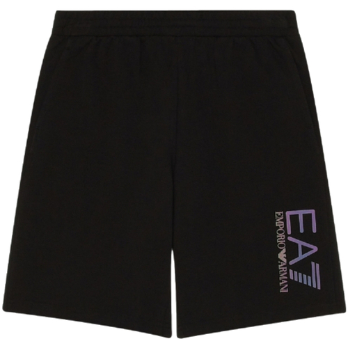 Kleidung Jungen Shorts / Bermudas Emporio Armani EA7 3DBS53-BJ05Z Schwarz