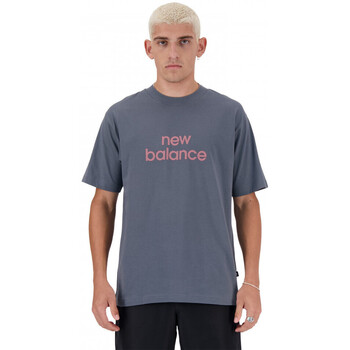 New Balance Sport essentials linear t-shirt Blau