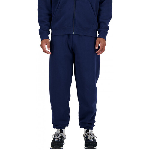 Kleidung Herren Hosen New Balance Sport essentials fleece jogger Blau