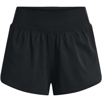 Kleidung Damen Shorts / Bermudas Under Armour Flex Woven 2-In-1 Short Schwarz