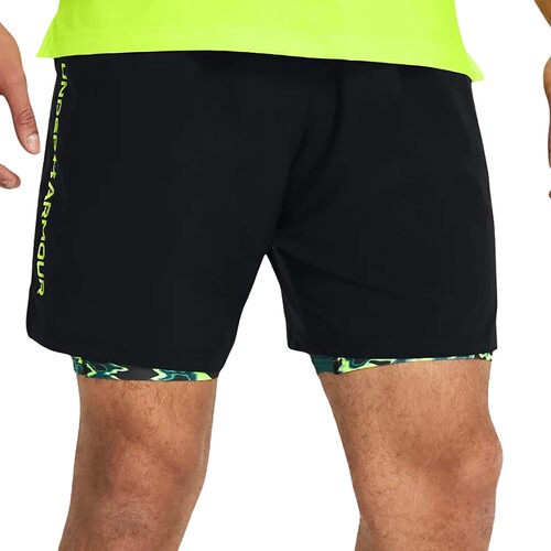 Kleidung Herren Shorts / Bermudas Under Armour Ua Woven Wdmk Shorts Schwarz