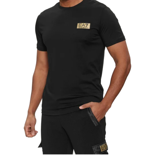 Kleidung Herren T-Shirts Emporio Armani EA7 3DPT07-PJM9Z Schwarz