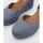 Schuhe Damen Leinen-Pantoletten mit gefloch Viguera 2073 Blau