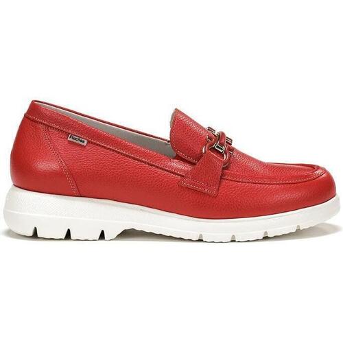 Schuhe Damen Slipper Fluchos F1936 Rot