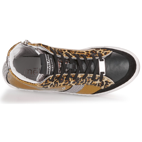 Meline MELIDOU Schwarz / Leopard / Gold