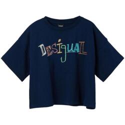 Kleidung Mädchen T-Shirts Desigual  Blau