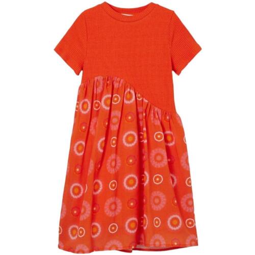 Kleidung Mädchen Kleider Desigual  Orange