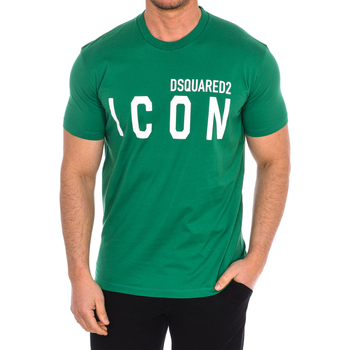 Kleidung Herren T-Shirts Dsquared S79GC0001-S23009-658 Grün