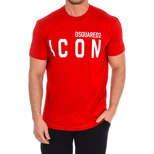 Kleidung Herren T-Shirts Dsquared S79GC0001-S23009-307 Rot