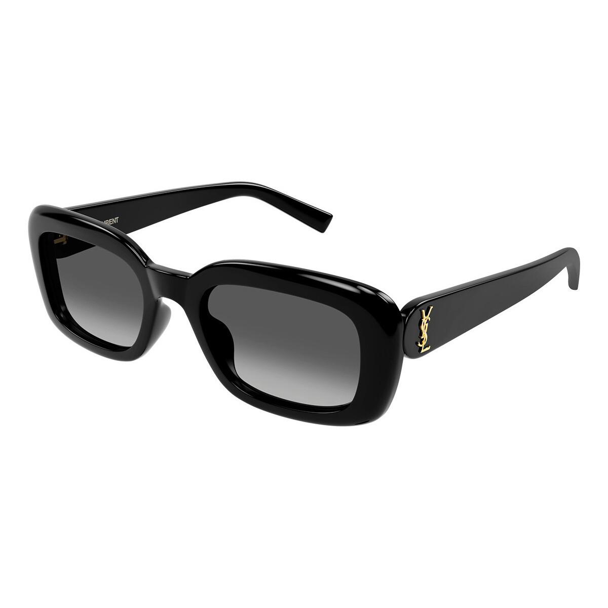 Uhren & Schmuck Damen Sonnenbrillen Yves Saint Laurent Saint Laurent SL M130 002 Sonnenbrille Schwarz