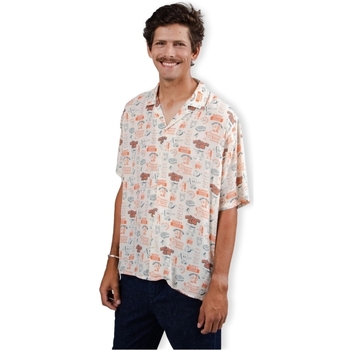 Brava Fabrics  Hemdbluse Buffet Aloha Shirt - Sand