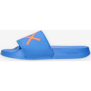 Schuhe Pantoletten Sun68 X34103-58ROYAL Blau