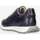 Schuhe Herren Sneaker High Melluso U56013-BLU Blau