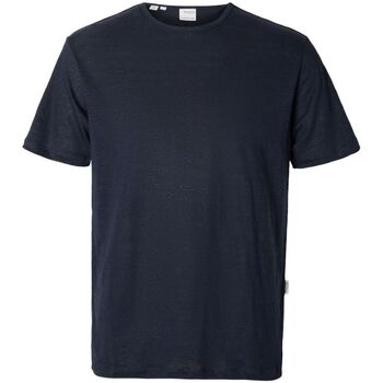 Selected  T-Shirts & Poloshirts 16089504 BETH LINEN SS-SKY CAPTAIN