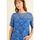 Kleidung Damen T-Shirts & Poloshirts Molly Bracken T507CP-BLUE Blau