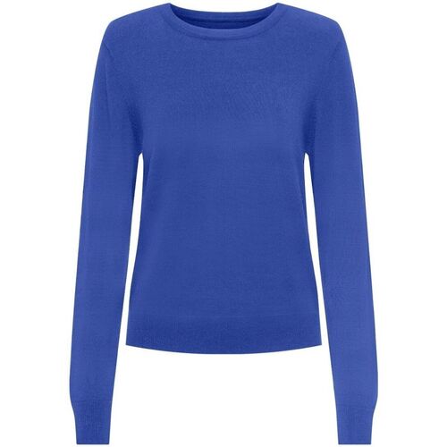 Kleidung Damen Pullover Only 15332735 JASMIN-DAZZLING BLUE Blau