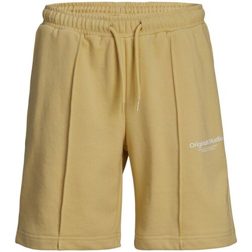 Kleidung Jungen Shorts / Bermudas Jack & Jones 12254196 VESTERBRO SWEAT SHORTS-MOONBEAM Beige