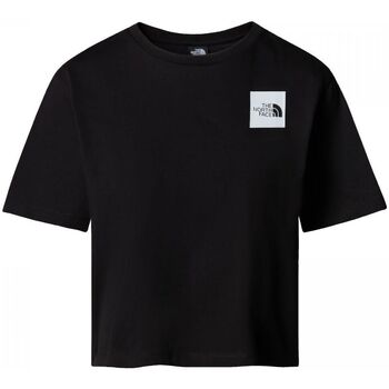 The North Face NF0A87NB W S/S CROPPED FINE-JK3 Schwarz