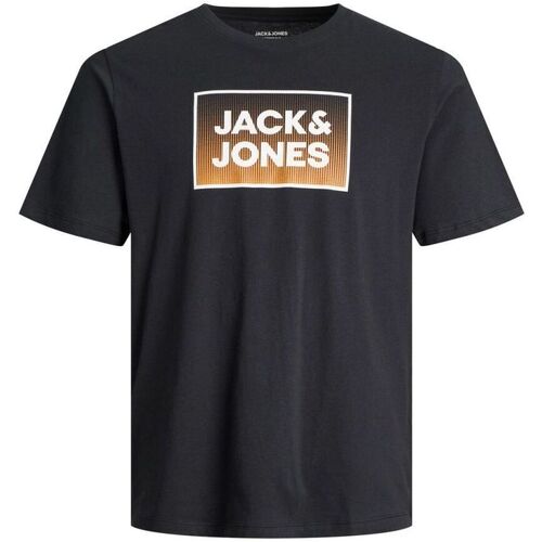 Kleidung Herren T-Shirts & Poloshirts Jack & Jones 12249331 STEEL-DARK NAVY Blau