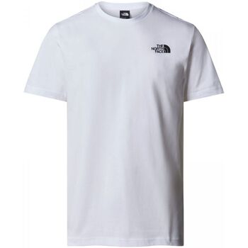 Kleidung Herren T-Shirts & Poloshirts The North Face NF0A87NV M SS BOX NSE-FN4 WHITE Weiss