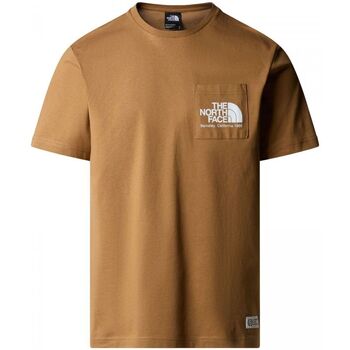 The North Face  T-Shirts & Poloshirts NF0A87U2 M BERKELEY-173 UTILITY BROWN
