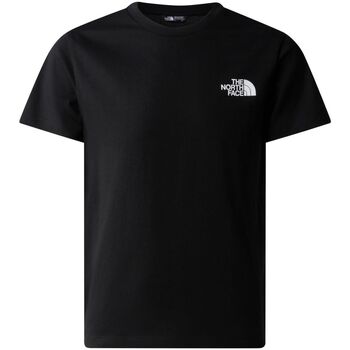 Kleidung Kinder T-Shirts & Poloshirts The North Face NF0A87T4 TEEN SS SIMPLE DOME TEE-JK3 BLACK Schwarz