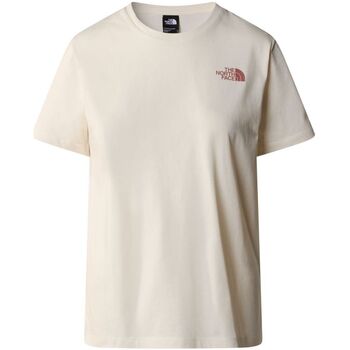 The North Face  T-Shirts & Poloshirts NF0A87F0 W GRAPHIC TEE-QLI WHITE DUNE
