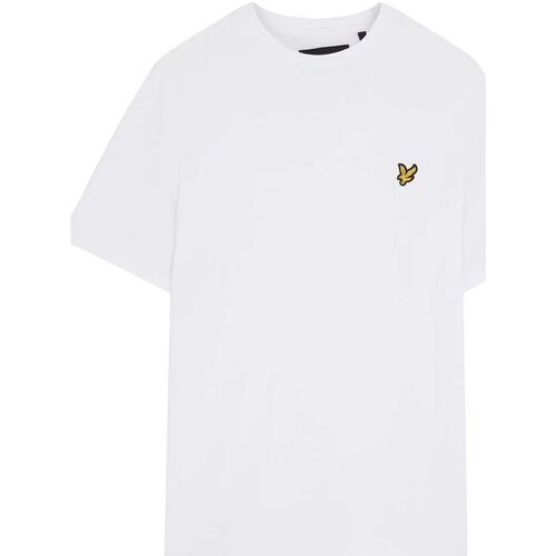 Kleidung Herren T-Shirts & Poloshirts Lyle & Scott TS400VOGX PLAIN SHIRT-626 WHITE Weiss
