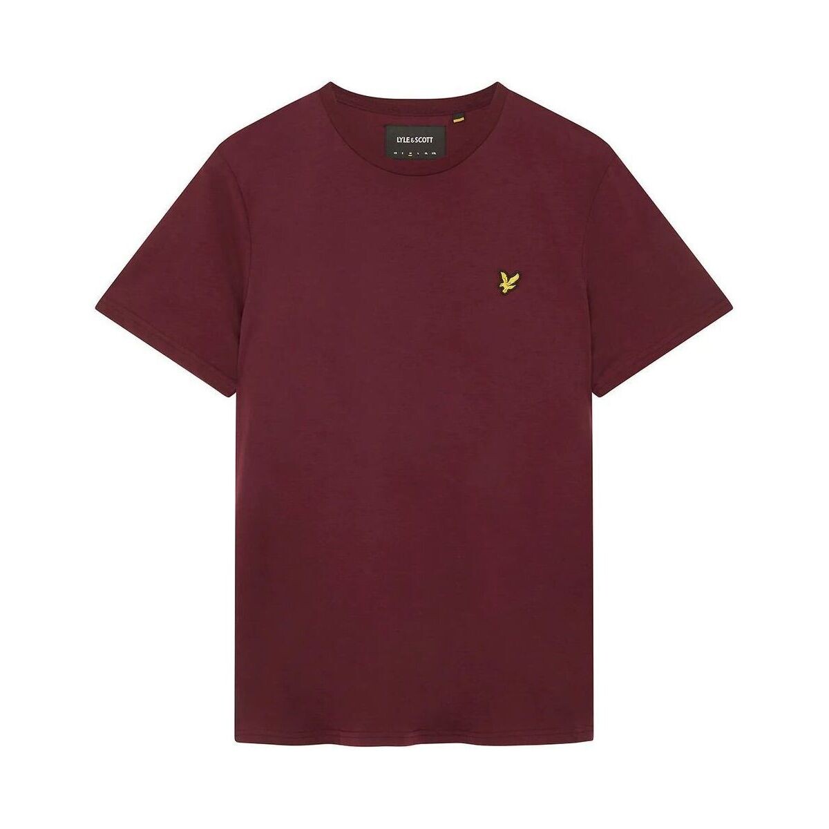Kleidung Herren T-Shirts & Poloshirts Lyle & Scott TS400VOGX PLAIN SHIRT-Z562 BURGUNDY Rot