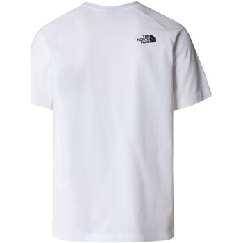 The North Face  T-Shirts & Poloshirts NF0A87NJ M SS RAGLAN REDBOX TEE-ZI5 WHITE