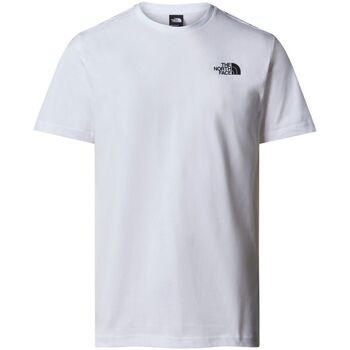 Kleidung Herren T-Shirts & Poloshirts The North Face NF0A87NV M SS BOX NSE-FN4 WHITE Weiss