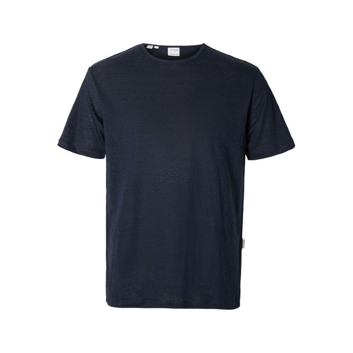 Kleidung Herren T-Shirts & Poloshirts Selected 16089504 BETH LINEN SS-SKY CAPTAIN Blau