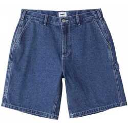 Kleidung Herren Shorts / Bermudas Obey Bigwig denim carpenter short Blau