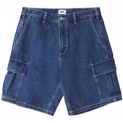 Kleidung Herren Shorts / Bermudas Obey Bigwig baggy denim cargo short Blau