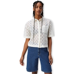 Kleidung Damen Tops / Blusen Object Emilia Shirt S/S - Sands Beige