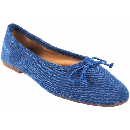 Schuhe Damen Multisportschuhe Bienve ad3136 Cowboyschuh für Damen Blau