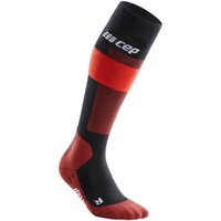 Unterwäsche Damen Socken & Strümpfe Cep Sport Bekleidung merino socks, skiing, tall WP200 341 Rot