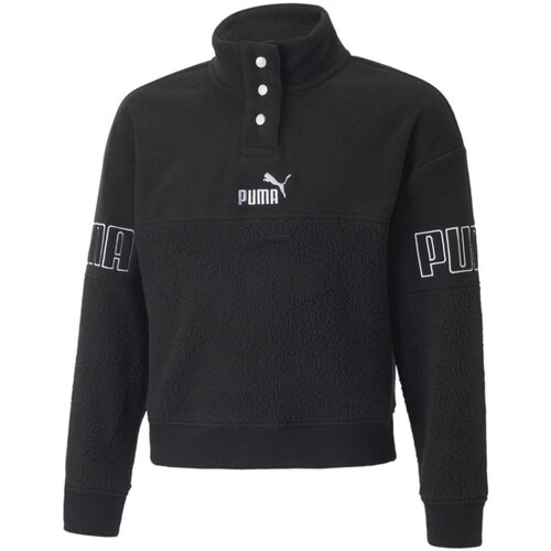 Kleidung Jungen Sweatshirts Puma Sport  Power Winterized Half 670209 001 Schwarz