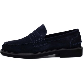 Schuhe Herren Derby-Schuhe & Richelieu Melluso Lav. Xi 8035 Camoscio Blau
