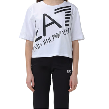 Kleidung Damen T-Shirts Emporio Armani EA7 3DTT23-TJRQZ Weiss