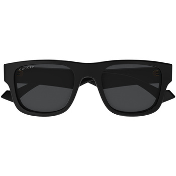 Uhren & Schmuck Sonnenbrillen Gucci GG1427S 002 Polarisierte Sonnenbrille Schwarz