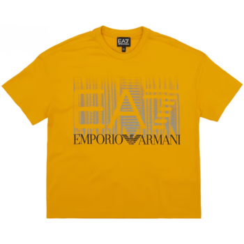 Kleidung Jungen T-Shirts Emporio Armani EA7 3DBT59-BJ02Z Gelb