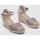 Schuhe Damen Leinen-Pantoletten mit gefloch Xti 142893 Grau